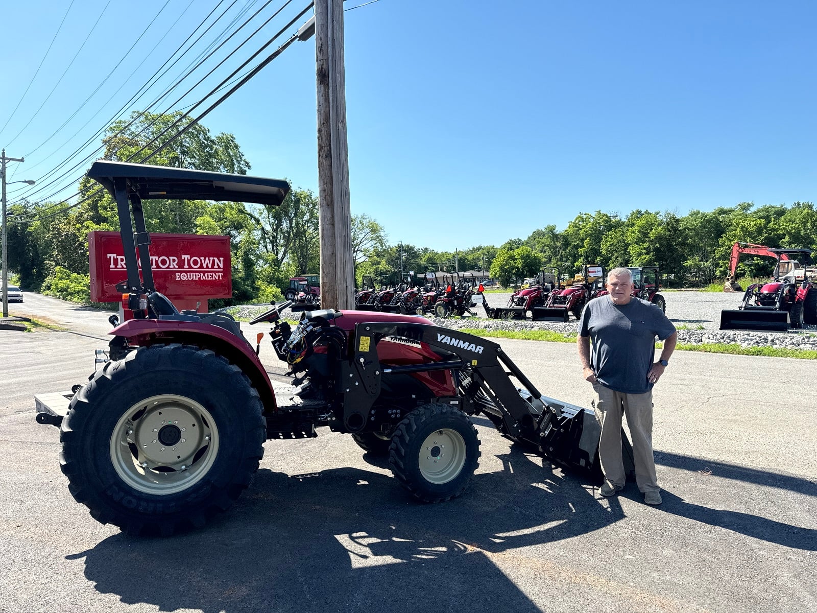 Tractor Town showcase Yanmar tractor